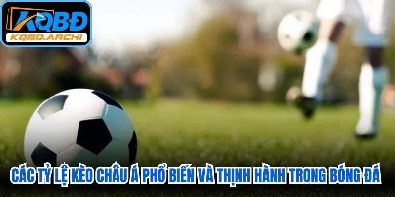 Các tỷ lệ kèo châu Á phổ biến và thịnh hành trong bóng đá hiện nay