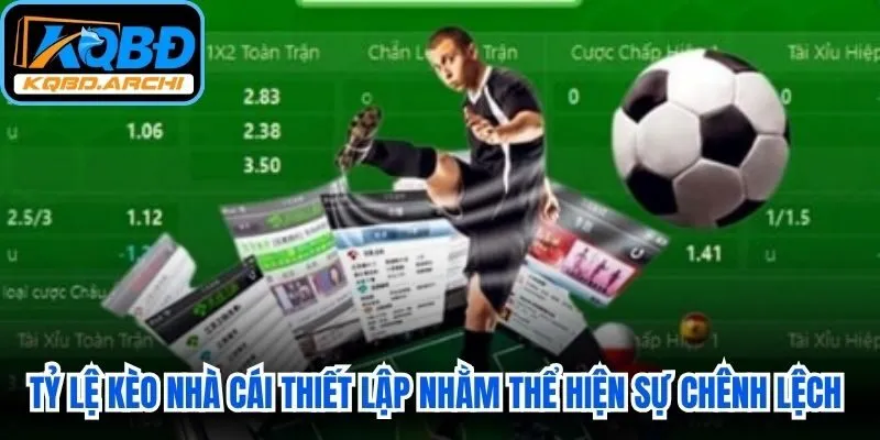 Tỷ lệ kèo nhà cái thiết lập nhằm thể hiện sự chênh lệch thực lực giữa hai đội